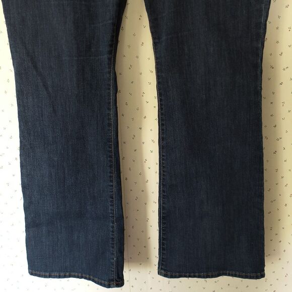 Banana Republic Jeans Womens 18* Blue Bootcut High Rise Stretch Classic Curvy - Picture 9 of 15